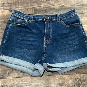 SHEIN Dark Blue Jean Shorts